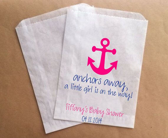 Nautical baby shower invitations