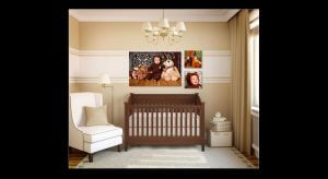 Wall Grouping on Nursery Wall