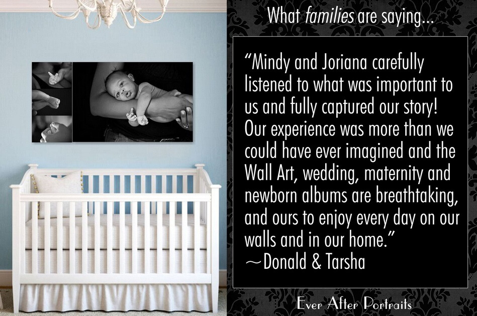 What families are saying, Donald & Tarsha | Northern VA Newborn Photographer