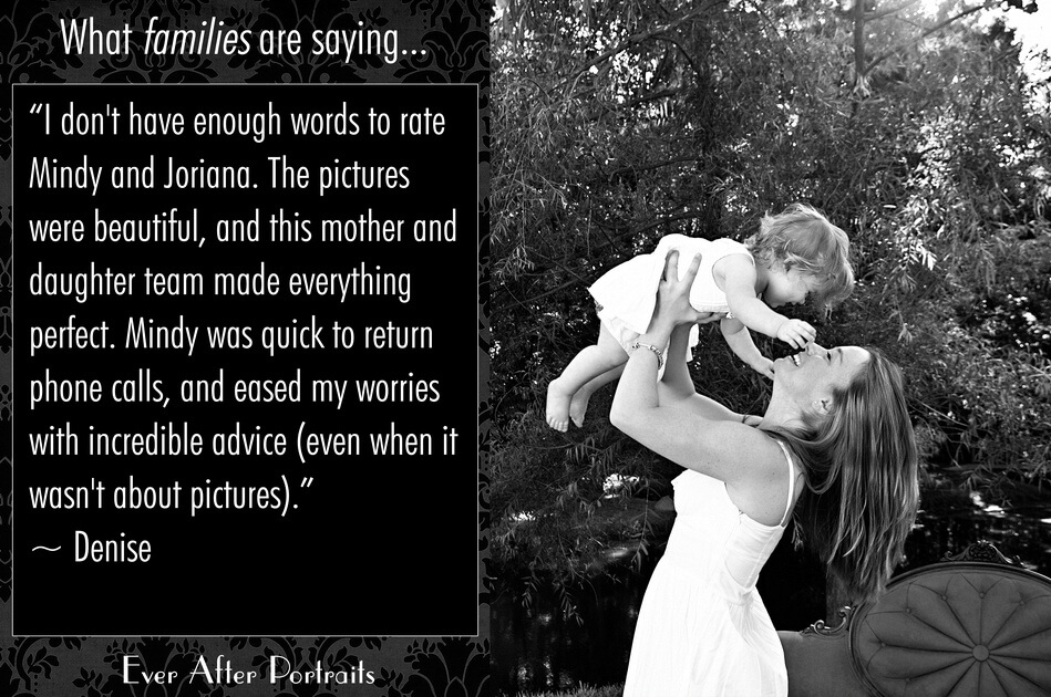 What families are saying, Denise & Samantha |Northern VA Baby Photographer