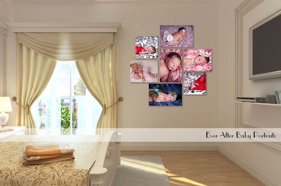 Unique Frameless Wall Art Finishes | Northern VA Newborn Photographer