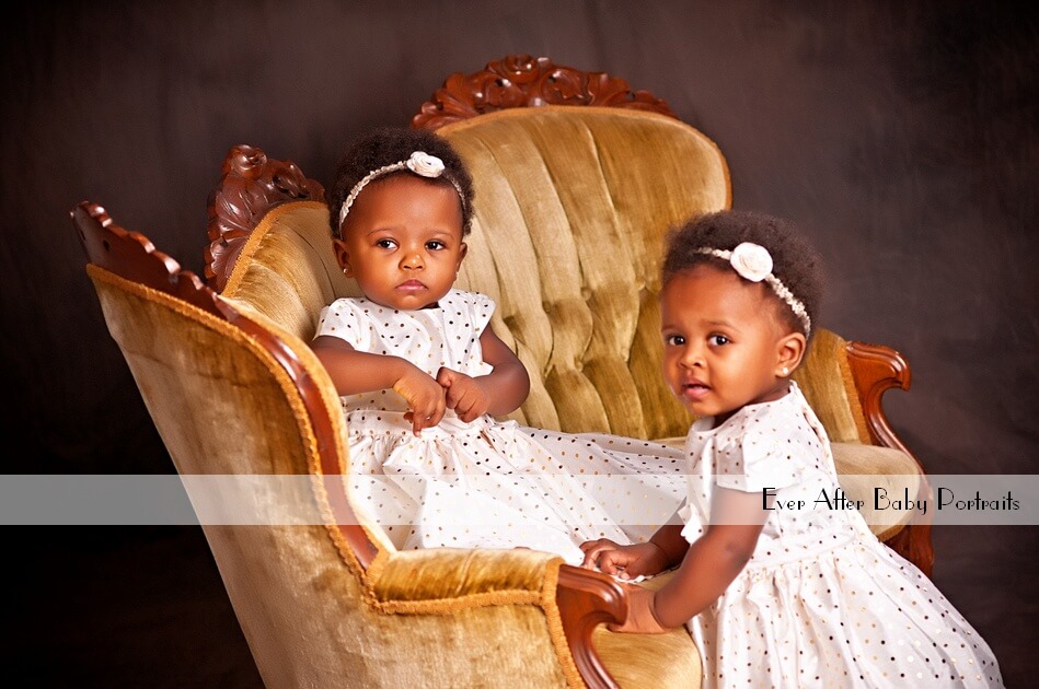 Babies of the Week, Twin Girls! | Northern VA Baby Photographer