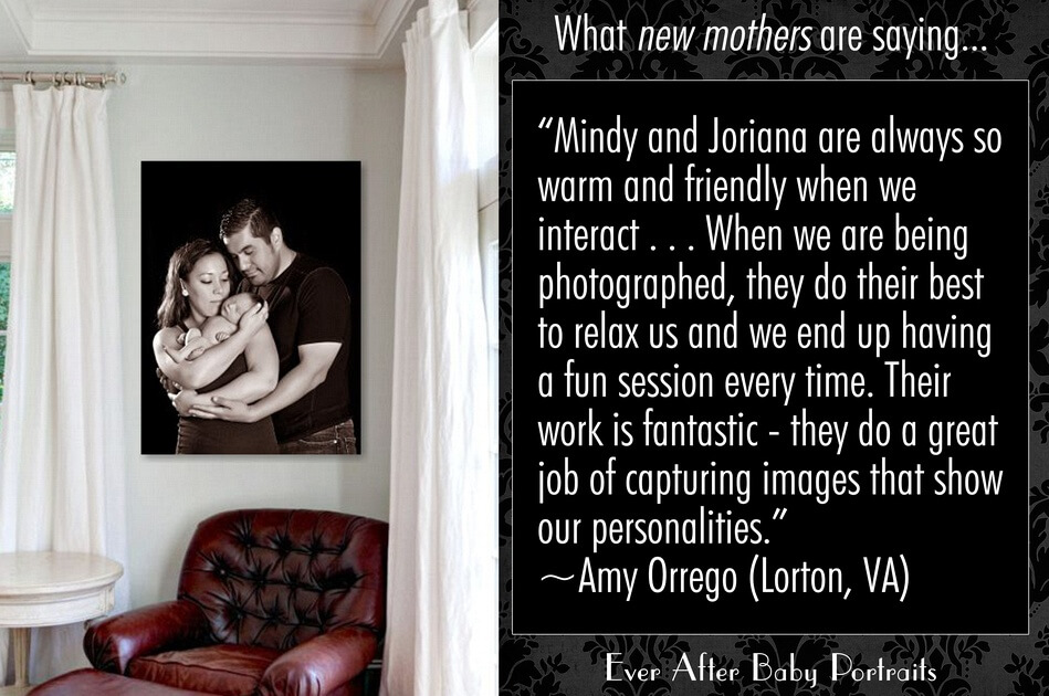 What New Moms Are Saying, Amy Orrego | Northern VA Newborn Photography