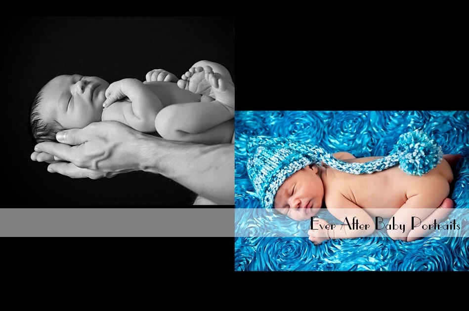 The Difference Between Black & White and Color for Newborn Portraits | Northern VA Baby Photographer